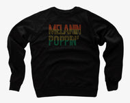 (YOUTH) unisex crewneck sweatshirt-MELANIN POPPIN