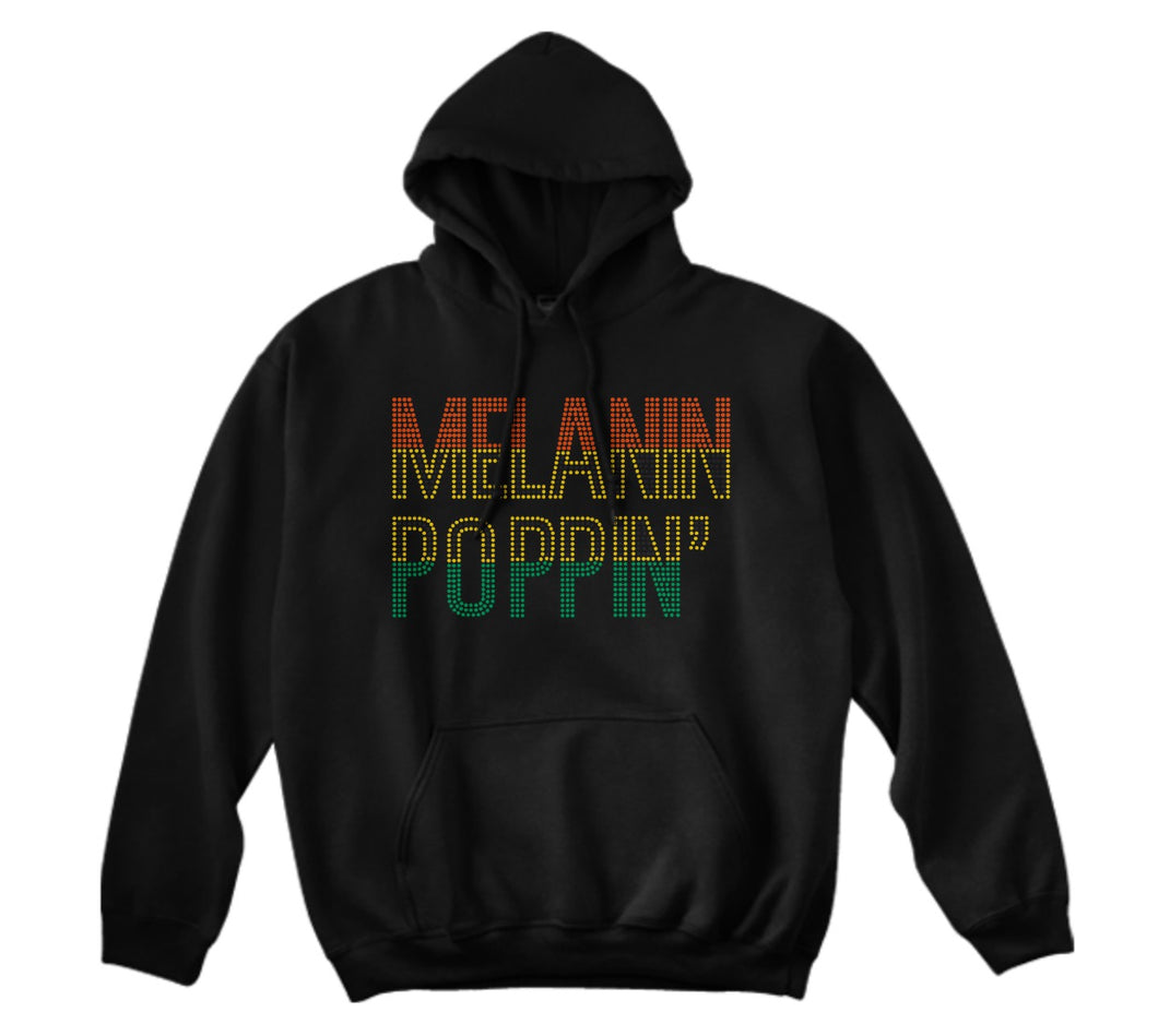 Hoodie unisex-MELANIN POPPIN