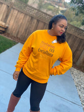 Load image into Gallery viewer, Crewneck unisex Sweatshirt-MELANIN SPICE AND EVERYTHING NICE

