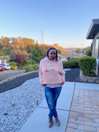 Cropped sweatshirt-I DON’T PLAY WHEN I PRAY