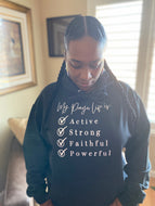 Hoodie unisex- MY PRAYER LIFE IS