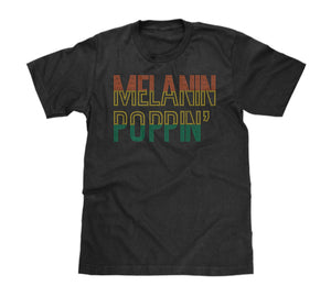 (YOUTH) unisex T-shirts-MELANIN POPPIN