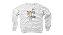 Load image into Gallery viewer, Crewneck unisex Sweatshirt-MELANIN SPICE AND EVERYTHING NICE
