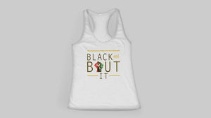 Cropped tank top-BLACK AND BOUT IT
