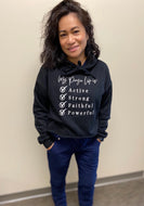 Cropped sweatshirt-MY PRAYER LIFE IS